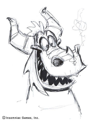 Illustration for article titled See How Spyro The Dragon Evolved In These Early Sketches
